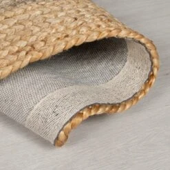 Elements Natural Jute Border Round Rug -Elements Outlet 1000082945 alt02