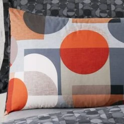Elements Oscar Reversible Orange Duvet Cover And Pillowcase Set -Elements Outlet 30563410 alt01