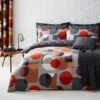 Elements Oscar Reversible Orange Duvet Cover And Pillowcase Set -Elements Outlet 30563413