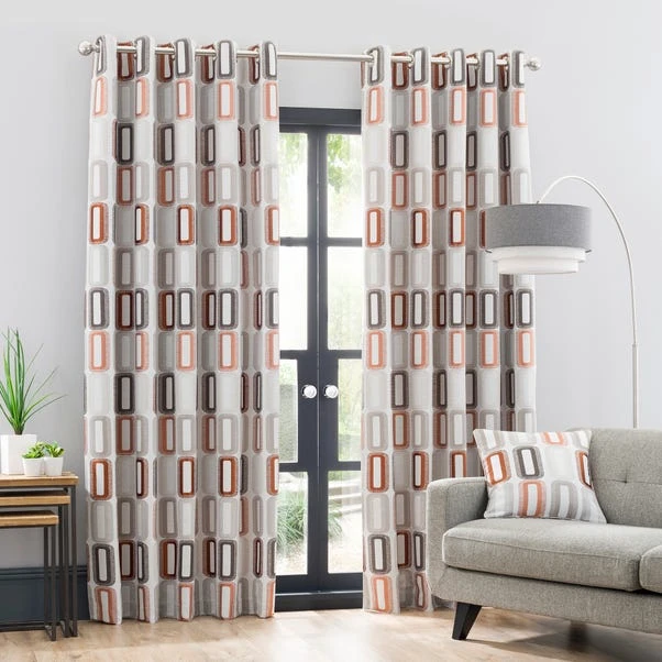 Elements Dahl Eyelet Curtains 4 Elements Dahl Eyelet Curtains - Image 2