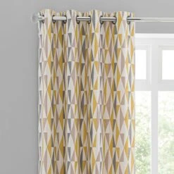 Elements Triangles Eyelet Curtains 35 Elements Triangles Eyelet Curtains -Elements Outlet 30668090