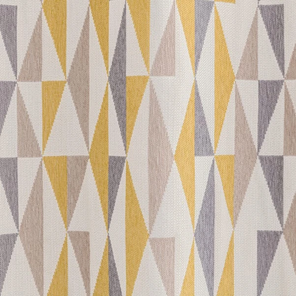 Elements Triangles Eyelet Curtains 4 Elements Triangles Eyelet Curtains - Image 2