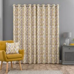 Elements Triangles Eyelet Curtains 25 Elements Triangles Eyelet Curtains -Elements Outlet 30668091 alt04