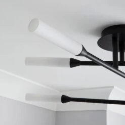 Elements Fontain 6 Light Semi Flush Ceiling Light 11 Elements Fontain 6 Light Semi Flush Ceiling Light -Elements Outlet 30752916 alt02