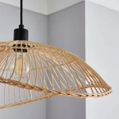 Elements Jaula Rattan Pendant Light -Elements Outlet 30752929 alt02