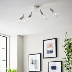 Elements Koppla 4 Light Semi Flush Spotlight Bar 30 Elements Koppla 4 Light Semi Flush Spotlight Bar -Elements Outlet 30754818 alt02