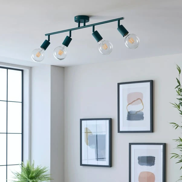 Elements Koppla 4 Light Semi Flush Spotlight Bar 10 Elements Koppla 4 Light Semi Flush Spotlight Bar - Image 8