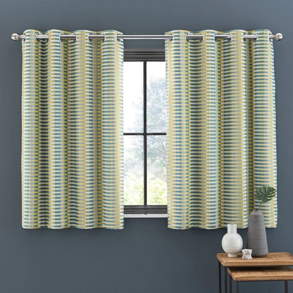 Elements Kansas Stripe Eyelet Curtains 7 Elements Kansas Stripe Eyelet Curtains - Image 5