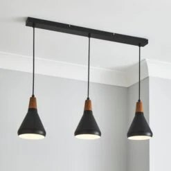 Elements Wolston 3 Light Diner Ceiling Light 21 Elements Wolston 3 Light Diner Ceiling Light -Elements Outlet 30766166