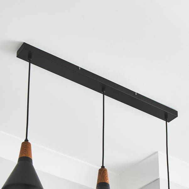 Elements Wolston 3 Light Diner Ceiling Light 12 Elements Wolston 3 Light Diner Ceiling Light - Image 10