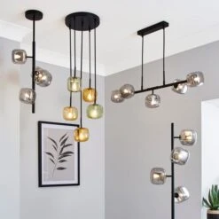 Elements Tollose 4 Light Semi Flush Ceiling Light 15 Elements Tollose 4 Light Semi Flush Ceiling Light -Elements Outlet 30768646 alt09