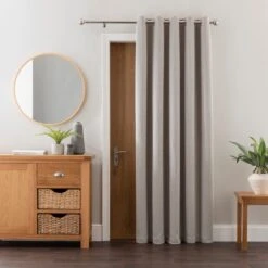 Elements Oslo Thermal Eyelet Door Curtain