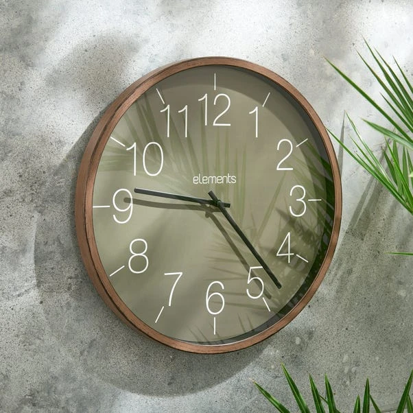 Elements Indoor Outdoor Wall Clock 3 Elements Indoor Outdoor Wall Clock