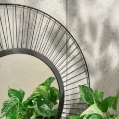 Elements Wire Round Indoor Outdoor Wall Mirror -Elements Outlet 30798209 alt02