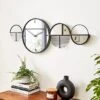 Elements Abstract Mirrored Wall Art Clock -Elements Outlet 30828510