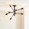Elements Koppla 8 Light Semi Flush Ceiling Light 2 Elements Koppla 8 Light Semi Flush Ceiling Light -Elements Outlet 30832004