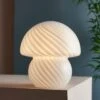 Elements Large Glass Mushroom Table Lamp 1 Elements Large Glass Mushroom Table Lamp -Elements Outlet 30869725