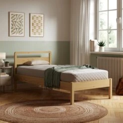 Scandi Mid Century Elements Eira Bed 36 Scandi Mid Century Elements Eira Bed -Elements Outlet 30878682