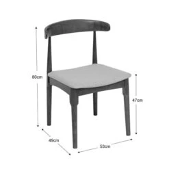 Elements Alva Dining Chair, Natural Fabric -Elements Outlet 30888643 alt09