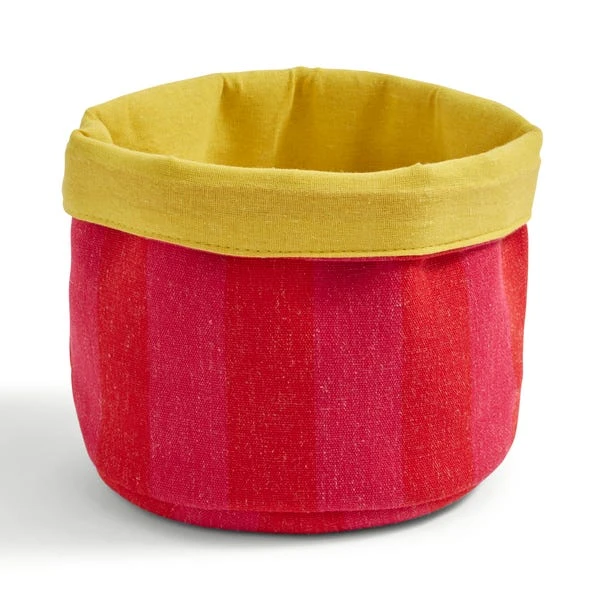 Elements Sutton Woven Stripe Fabrics Storage Basket 8 Elements Sutton Woven Stripe Fabrics Storage Basket - Image 6