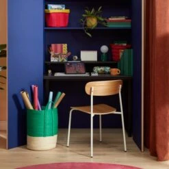 Elements Sutton Woven Stripe Fabrics Storage Basket 15 Elements Sutton Woven Stripe Fabrics Storage Basket -Elements Outlet 30890642 alt03