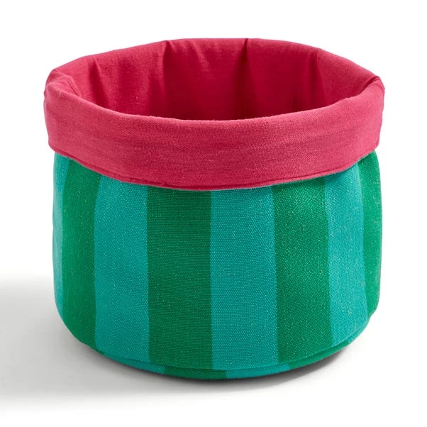 Elements Sutton Woven Stripe Fabrics Storage Basket 5 Elements Sutton Woven Stripe Fabrics Storage Basket - Image 3