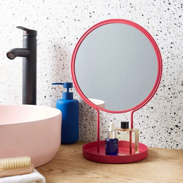Elements Free Standing Dressing Table Mirror With Tray 3 Elements Free Standing Dressing Table Mirror With Tray