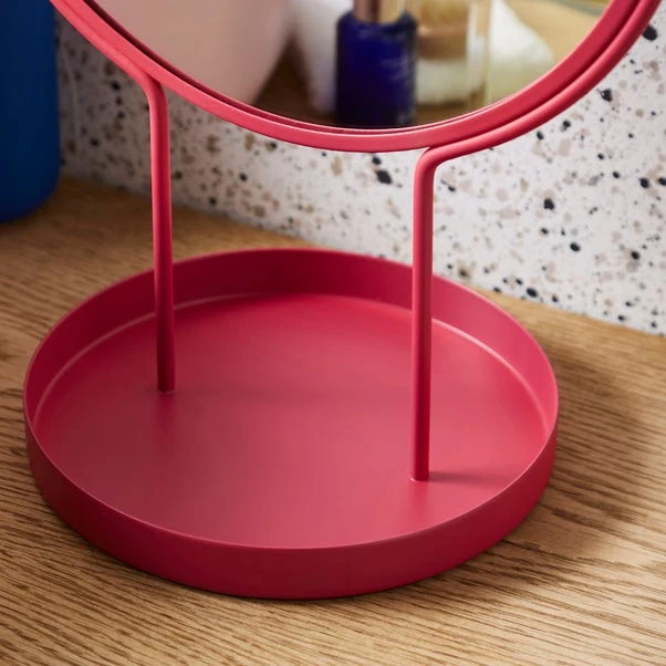 Elements Free Standing Dressing Table Mirror With Tray 4 Elements Free Standing Dressing Table Mirror With Tray - Image 2