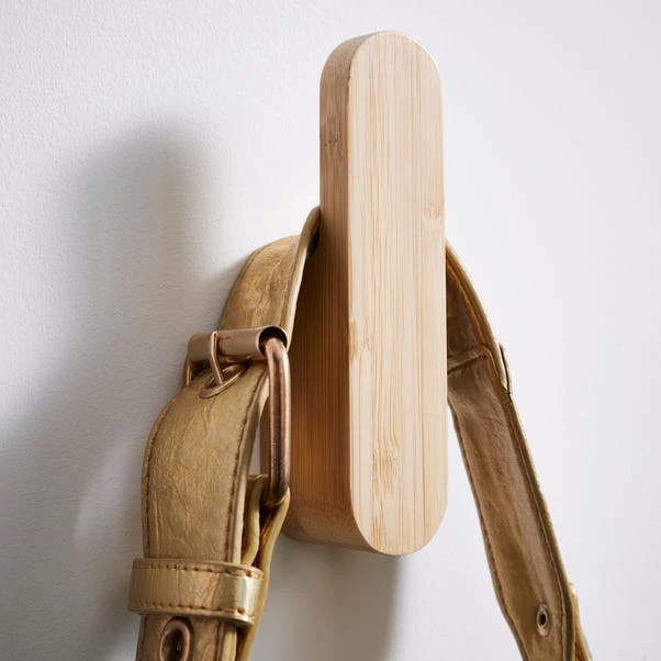 Elements Adam Wooden Block Wall Hanging Hooks 7 Elements Adam Wooden Block Wall Hanging Hooks - Image 5