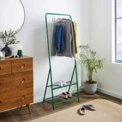 Elements Adley Clothes Rail With Shelf -Elements Outlet 30891315
