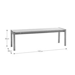 Elements 2 Seater Holmes Dining Bench, Modern Oak 15 Elements 2 Seater Holmes Dining Bench, Modern Oak -Elements Outlet 30893313 alt09
