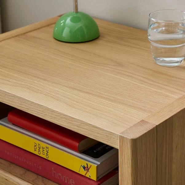 Elements Holmes Compact Bedside Table, Oak 6 Elements Holmes Compact Bedside Table, Oak - Image 4