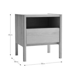 Elements Holmes Compact Bedside Table, Oak 15 Elements Holmes Compact Bedside Table, Oak -Elements Outlet 30893708 alt09