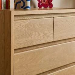 Elements Holmes 5 Drawer Chest, Oak -Elements Outlet 30893709 alt03