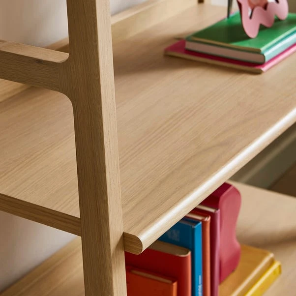 Elements Holmes Bookcase, Oak 5 Elements Holmes Bookcase, Oak - Image 3