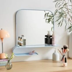 Elements Squoval Wall Mirror With Curling Shelf 25 Elements Squoval Wall Mirror With Curling Shelf -Elements Outlet 30893750