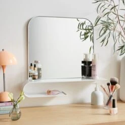 Elements Squoval Wall Mirror With Curling Shelf 19 Elements Squoval Wall Mirror With Curling Shelf -Elements Outlet 30893752