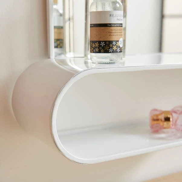 Elements Squoval Wall Mirror With Curling Shelf 6 Elements Squoval Wall Mirror With Curling Shelf - Image 5