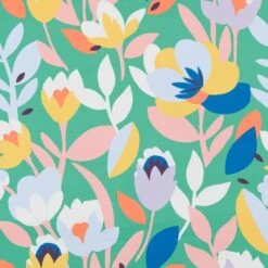 Elements Fieldsley Floral Green Blackout Roller Blind 38 Elements Fieldsley Floral Green Blackout Roller Blind -Elements Outlet 30893959 alt01