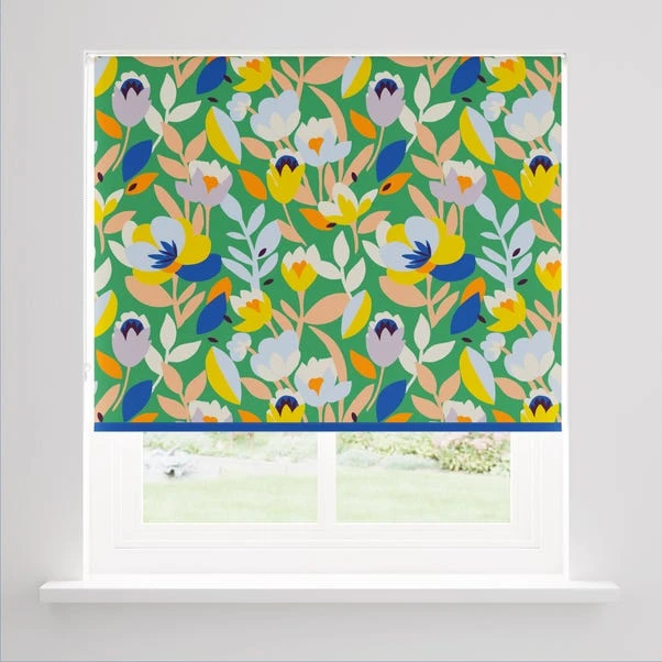 Elements Fieldsley Floral Green Blackout Roller Blind 20 Elements Fieldsley Floral Green Blackout Roller Blind - Image 18