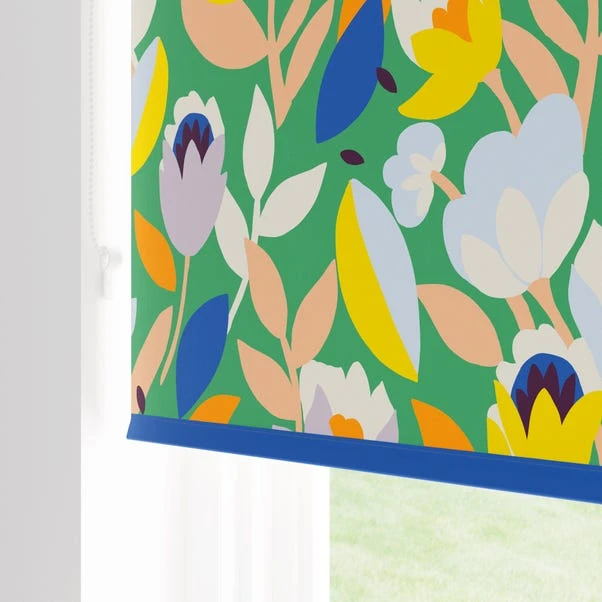 Elements Fieldsley Floral Green Blackout Roller Blind 22 Elements Fieldsley Floral Green Blackout Roller Blind - Image 20