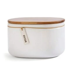 Elements Cream Speckled Hang Tag Bread Bin -Elements Outlet 30893970 alt02