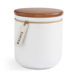 Elements Cream Speckled Hang Tag Biscuit Jar -Elements Outlet 30893972 alt02