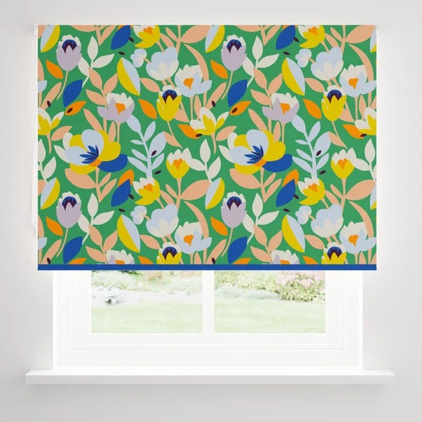 Elements Fieldsley Floral Green Blackout Roller Blind 16 Elements Fieldsley Floral Green Blackout Roller Blind - Image 14