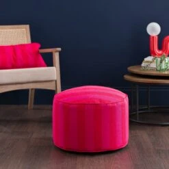 Elements Sutton Stripe Pouffe 11 Elements Sutton Stripe Pouffe -Elements Outlet 30894085