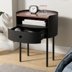 Elements Griffin Compact Bedside Table 37 Elements Griffin Compact Bedside Table -Elements Outlet 30894111 alt01