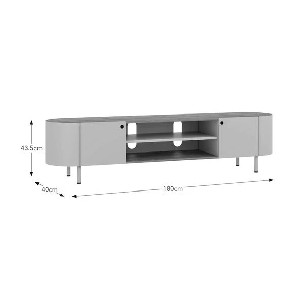 Elements Griffin Extra Wide TV Unit For TVs Up To 80" 9 Elements Griffin Extra Wide TV Unit For TVs Up To 80" - Image 7