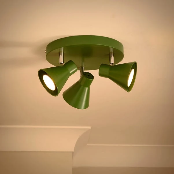 Elements Briggs 3 Light Adjustable Semi Flush Spotlight 4 Elements Briggs 3 Light Adjustable Semi Flush Spotlight - Image 2