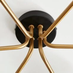 Elements Lyon 6 Light Semi Flush Ceiling Light 10 Elements Lyon 6 Light Semi Flush Ceiling Light -Elements Outlet 30894868 alt02