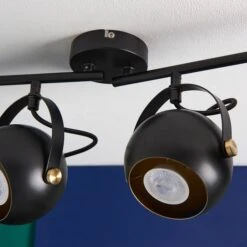 Elements Olympya 4 Light Adjustable Semi Flush Spotlight Bar -Elements Outlet 30894870 alt02